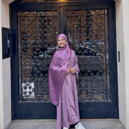 Chiffon Two-Piece Abaya Set